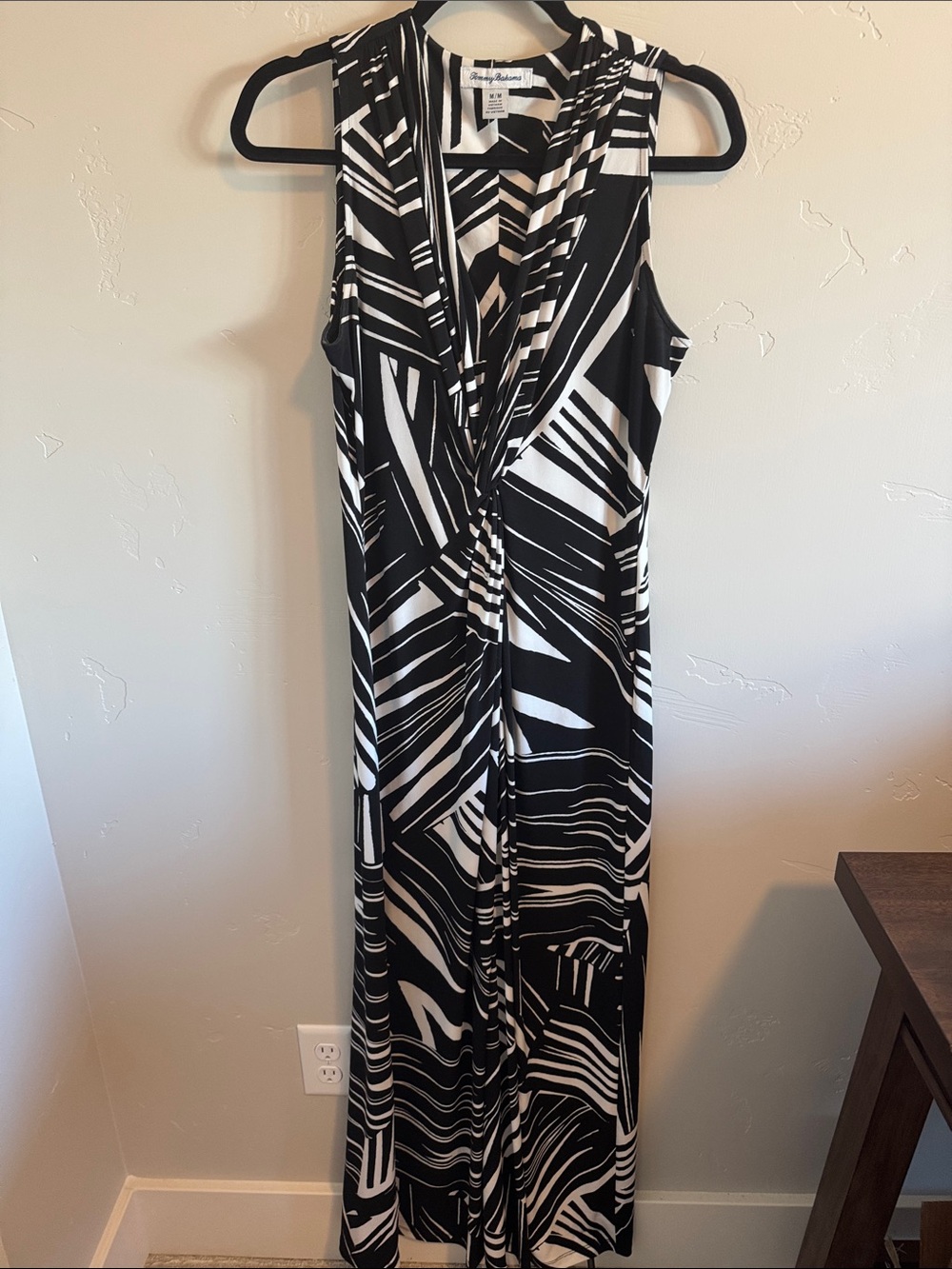 Tommy bahama black-and-white maxi dress